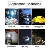 Недорогие Круглые светодиодные лампы-1шт 30 W Круглые LED лампы 1000 lm USB 72 Светодиодные бусины SMD 5730 Водонепроницаемый Перезаряжаемый Диммируемая Белый 5 V / RoHs / CE