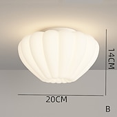 abordables Luces de techo regulables-luz de techo led montaje empotrado 20 cm luz de techo luz de techo led luz de techo redonda moderna lámpara de techo para sala de estar pasillo