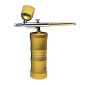 cheap Facial Care Devices-Airbrush Kit Mini Portable Handheld Compressor With Air Brush Spray Gun For Makeup Cake Decorating Model Coloring Manicure Tattoo Drawing Art