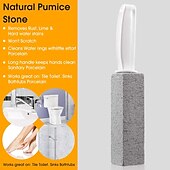 halpa Vessaharja-2 kpl wc-puhdistusaine kovan veden kertymien poistoaine ergonomisella kahvalla, wc-altaan tahranpoistoaine, hohkakivi wc-puhdistusaine työkalu tahran kovan veden renkaanpoistoaine wc:hen, uima-altaalle, kylpyhuoneeseen, pesuallas