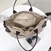 economico Borsette e borse tote-grande borsa tote in tela con più tasche – borsa a tracolla casual per donna, viaggio e uso quotidiano