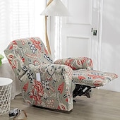 cheap Recliner Chair Cover-Stretch Recliner Cover Recliner Covers 1 Seater Armchair Couch Slipcover with Elastic Loop, Anti-cat Scratch Furniture Protector for Kids, Pets, Dogs, Cats