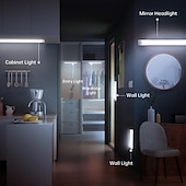 ieftine lumina dulapului-lumină de noapte led pir senzor de mișcare usb reîncărcabil 10/20/30/50cm dulap dulap bucătărie coridor lumini scară lampă de noapte fără fir