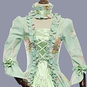 ieftine Rochii-Rococo Βικτωριανής Εποχής Rochie de epoca Rochie De Bal Rochie de bal Maria Antonietta Pentru femei Mascaradă Carnaval Petrecere Halloween Adulți Rochie