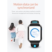 cheap Smartwatch-H1 Smart Watch 1.54 inch Smartwatch Fitness Running Watch Bluetooth 4G Pedometer Alarm Clock Calendar Compatible with Android iOS Kid&#039;s Women GPS with Camera IP 67 31mm Watch Case