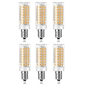 お買い得  LEDボール型電球-6個のled電球 g9 88ledランプ ac 220v電球 smd2835 ledスポットライトシャンデリア照明 ハロゲンランプe14