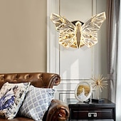 cheap Indoor Wall Lights-LED Wall Lights Unique Butterfly Design Modern Indoor Acrylic Wall Lamps Wall Sconces Warm White 3000K Bedroom Wall Sconces