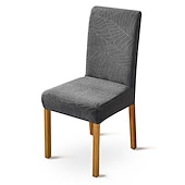 baratos Capa para Cadeira de Jantar-Capa de cadeira de jantar repelente de água capa elástica para assento de cadeira elastano com protetor elástico inferior para sala de jantar cerimônia de casamento durável lavável