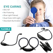 cheap Reading Lights-LED Neck Reading Lights Book Lights Flexible Handsfree Hug Reading Lamp Novelty Led Night Light Flashlight