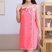 baratos Toalhas-plus size 80-180 catties pode usar toalha de banho sling roupão de banho feminino saia de banho espessa adulto do que algodão puro absorvente