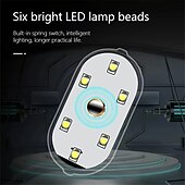 economico Luci decorative-mini led per auto luce d&#039;atmosfera per interni usb ricaricabile magnetica wireless touch light luce di lettura per tetto accessori per interni auto