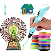 abordables Jouets éducatifs-Crayon 3D bricolage impression 3D stylo faisant graffiti fil pla art graphique enfants jouet festival cadeau d&#039;anniversaire pour cadeaux de noël