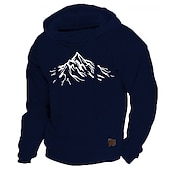 Herren Einfarbig Kapuzensweatshirt Kapuzenshirts Pullover Streetwear Sportbekleidung Langarm Mit Kapuze Sport & Outdoor Lässig Streetwear Schwarz Weiß Kordelzug Herbst Winter Designer preiswerte 3D Muster-Herren Einfarbig Kapuzensweatshirt Kapuzenshirts Pullover Streetwear Sportbekleidung Langarm Mit Kapuze Sport & Outdoor Lässig Streetwear Schwarz Weiß Kordelzug Herbst Winter Designer