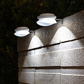 Χαμηλού Κόστους Εξωτερικά Επιτοίχια Φώτα-1/4/6 τμχ ηλιακά φώτα υδρορροής υπαίθριο αδιάβροχο ηλιακό φως φράχτη για πρόσβαση στο κατάστρωμα αυλή βεράντα δρόμο γκαράζ σκάλα τοίχος διακόσμηση τοπίου φωτισμός ηλιακό φως νύχτας