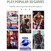 זול משחקי וידאו-ampown g11 pro 4k hd 3d gamebox קונסולת משחקי וידאו 64g 128g 256g game sopa 2.4g tablet gamepad תמיכה psp gbc gba n64 40000 משחקים, מתנות למסיבת יום הולדת לחגים לחברים ולילדים