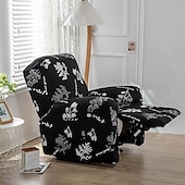 cheap Recliner Chair Cover-Stretch Recliner Cover Recliner Covers 1 Seater Armchair Couch Slipcover with Elastic Loop, Anti-cat Scratch Furniture Protector for Kids, Pets, Dogs, Cats