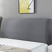 cheap Bedding Accessories-Stretch Bed Headboard Cover,Grey Green Elastic Jacquard Headboard Slipcover, Dustproof Bed Head Cover for Bedroom