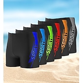 billiga simshorts för män-vadderade badkläder för män bulge förstärkande pounch trosor push up baddräkt underdelar simning surfa strand vattensporter tryckt sommar