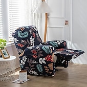 cheap Recliner Chair Cover-Stretch Recliner Cover Recliner Covers 1 Seater Armchair Couch Slipcover with Elastic Loop, Anti-cat Scratch Furniture Protector for Kids, Pets, Dogs, Cats