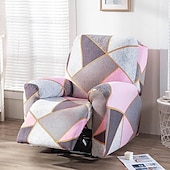 cheap Recliner Chair Cover-Stretch Recliner Cover Recliner Covers 1 Seater Armchair Couch Slipcover with Elastic Loop, Anti-cat Scratch Furniture Protector for Kids, Pets, Dogs, Cats