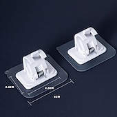 economico Accessori per tende-asta per tende a tensione bianca aste a molla asta per tende espandibile regolabile, per bagno, cucina, finestra, armadio, armadio, libreria progetti fai da te
