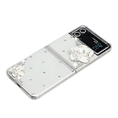 billige Samsung-etui-telefon Etui Til Samsung Galaxy Z Flip 6 Z Flip 5 Z Flip 4 Z Flip 3 Flip Case Flipp Bling Rhinstein Krystall diamant PC