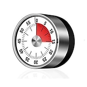 olcso Konyhagépek-konyhai mechanikus időzítő 60 perces riasztás főzési időzítő hangos ébresztő mágneses óra időzítő