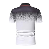 cheap Men&#039;s Classic Polo-Men&#039;s Polo Shirt Golf Shirt Casual Holiday Ribbed Polo Collar Classic Short Sleeve Fashion Basic Color Block Button Summer Regular Fit Fire Red Black White Blue Orange Grey Polo Shirt