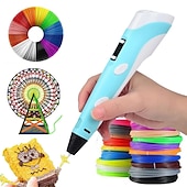 abordables Jouets éducatifs-Crayon 3D bricolage impression 3D stylo faisant graffiti fil pla art graphique enfants jouet festival cadeau d&#039;anniversaire pour cadeaux de noël