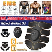 Χαμηλού Κόστους Μασέρ Σώματος-ems ηλεκτρικός μυϊκός διεγέρτης οικιακός εξοπλισμός γυμναστικής γυμναστικής μασάζ ώμου πόδι μπράτσο κοιλιακός γυμναστής μασάζ σώματος (η μπαταρία δεν περιλαμβάνεται)