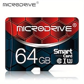 cheap Computer Peripherals-Memory Card Class 10 High Speed 128GB 64GB 32GB 16GB SD U3 TF Memory Card Flash Micro Tf SD Card Storage Expansion SD Adapter for Smart Phone DVR