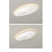 billige Taklamper med dimming-moderne taklampe som kan dimmes med fjernkontroll 56 cm innfelt taklampe akryl lampeskjerm lysekrone soverom stue