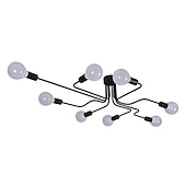 お買い得  シーリングライト調光可能タイプ-フリーフォーム diy 半埋め込みシーリングランプ 4-8 ランプ e26/e27 インダストリアルスタイルのシャンデリア ブラックとゴールド 中世のシャンデリア 寝室 ダイニングルーム リビングルーム ac110v ac220v