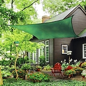 voordelige Kampeerzeil-groen zonneschermdoek, dicht schaduwnet warmte-isolatienet, schaduwdoek, zon- en sneeuwbescherming voor balkon, binnenplaats, campercamping