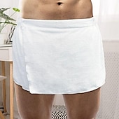 preiswerte Handtücher-Herren-Shorts nach Hause saugfähige tragbare Handtuchhose Strand sexy Baderock Mikrofaser Anti-Licht