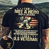 Veterans Day Men's Patriot Patriotic Veteran Graphic Shoe National Flag T shirt Short Sleeve T shirt 3D Print Crew Neck Shirt Vintage Fashion Designer Outdoor Daily Sports Black Spring & Summer3