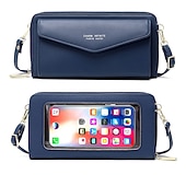 halpa universaali puhelinlaukku-rfid naisten kosketusnäytöllinen puhelinlaukku monitoimilaukku korttipidike puhelintasku pieni crossbody naisille