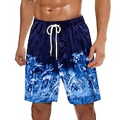 abordables maillot de bain boxer homme-maillot de bain pour hommes short de plage à séchage rapide cordon de serrage léger avec taille et poches élastiques