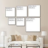 billiga Abstrakta målningar-handgjord oljemålning canvas väggkonst dekoration modern abstrakt för heminredning rullad ramlös osträckt målning