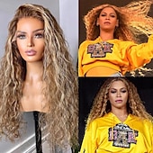economico Parrucche lace front capelli veri-parrucche bionde vergini brasiliane in evidenza parrucche frontali in pizzo onda d&#039;acqua parrucche frontali in pizzo hd trasparenti per capelli umani