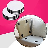 お買い得  事務用品-20個 スティッキー バック フック コイン 黒と白 ナイロン 粘着ドット ホーム スクール オフィス用