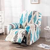 cheap Recliner Chair Cover-Stretch Recliner Cover Recliner Covers 1 Seater Armchair Couch Slipcover with Elastic Loop, Anti-cat Scratch Furniture Protector for Kids, Pets, Dogs, Cats