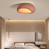 olcso Tompítható mennyezeti lámpák-ovális kreatív mennyezeti lámpabúra, modern wabi-sabi stílusú mennyezeti lámpa, elegáns északi nappali mennyezeti csillár, minimalista mennyezeti lámpa