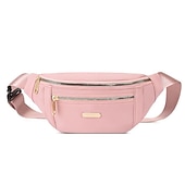 olcso univerzális telefontáska-oxford textil fanny pack, női nagy kapacitású deréktáska