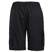 billige Klassisk-Herre Cargoshorts Shorts Bermudashorts Klapplomme عادي Komfort Pustende utendørs Daglig Ut på byen Mote Gatemote Svart Grønn
