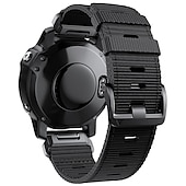 お買い得  ガーミン時計バンド-時計バンド のために ガーミン Fenix 7 7X 6 6X Forerunner 955 945 935 Instinct 2X Solar Epix Approach S62 S60 Marq Descent G1 Quatix 7 ナイロン 置換 ストラップ クイックフィット 22 26mm 軍事保護 リストバンド
