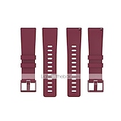 billiga Fitbit klockband-Smart Watch-band för Fitbit Versa 2 / Versa Lite / Versa SE / Versa Mjuk silikon Smart klocka Rem Justerbar Andningsfunktion Klassiskt lås Sportband Ersättning Armband