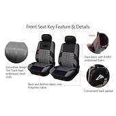 ieftine Husă Scaun Auto-Husă scaun auto cu 5 locuri set complet husă scaun auto complet înconjurată interior mașină lavabilă respirabil confortabil model fluture broderie husă scaun auto