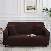 cheap Sofa Cover-Stretch Sofa Cover Slipcover Burgundy Elastic Modern Sectional Couch for Living Room Couch Cover Sectional Corner Chair Protector Couch Cover 1/2/3/4 Seater