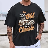 Men's Plus Size Big Tall T shirt Tee Tee Graphic Tee Crewneck Black White Short Sleeves Outdoor Going out Print Letter Clothing Apparel Cotton Blend Stylish Casual Tops4